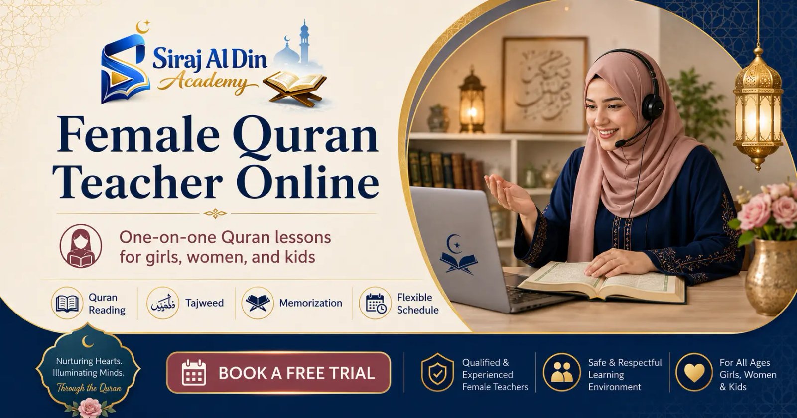Female Quran Teacher Online